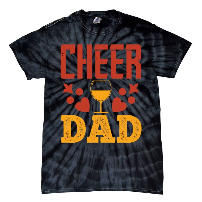 Cheer Dad Tie-Dye T-Shirt