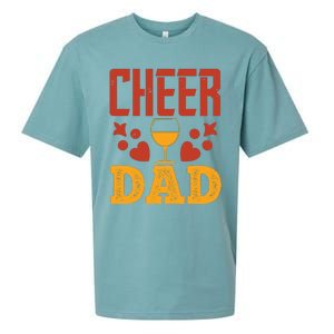 Cheer Dad Sueded Cloud Jersey T-Shirt