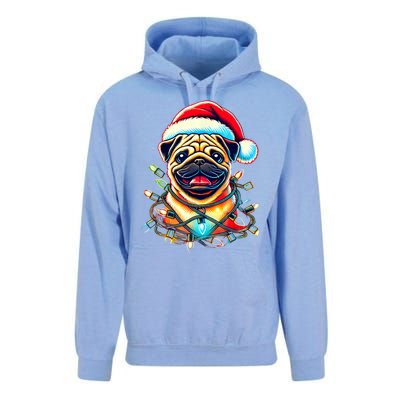 Christmas Dog Unisex Surf Hoodie