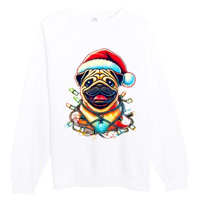 Christmas Dog Premium Crewneck Sweatshirt