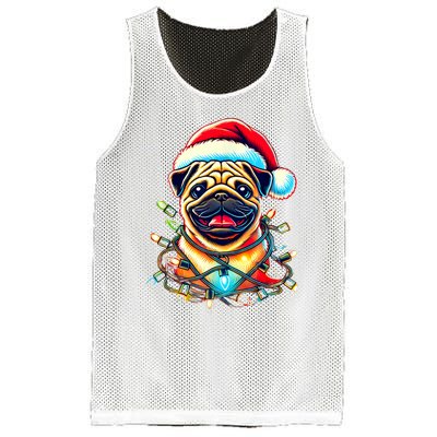 Christmas Dog Mesh Reversible Basketball Jersey Tank