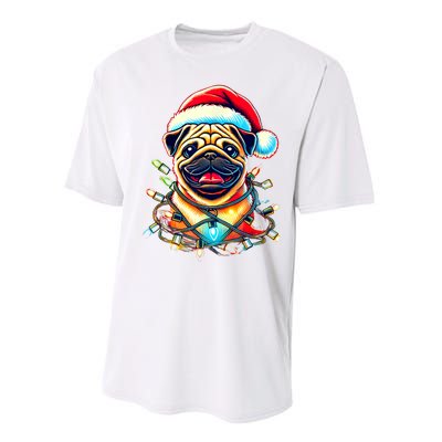 Christmas Dog Performance Sprint T-Shirt