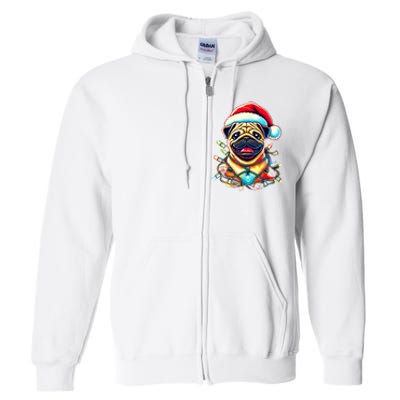 Christmas Dog Full Zip Hoodie