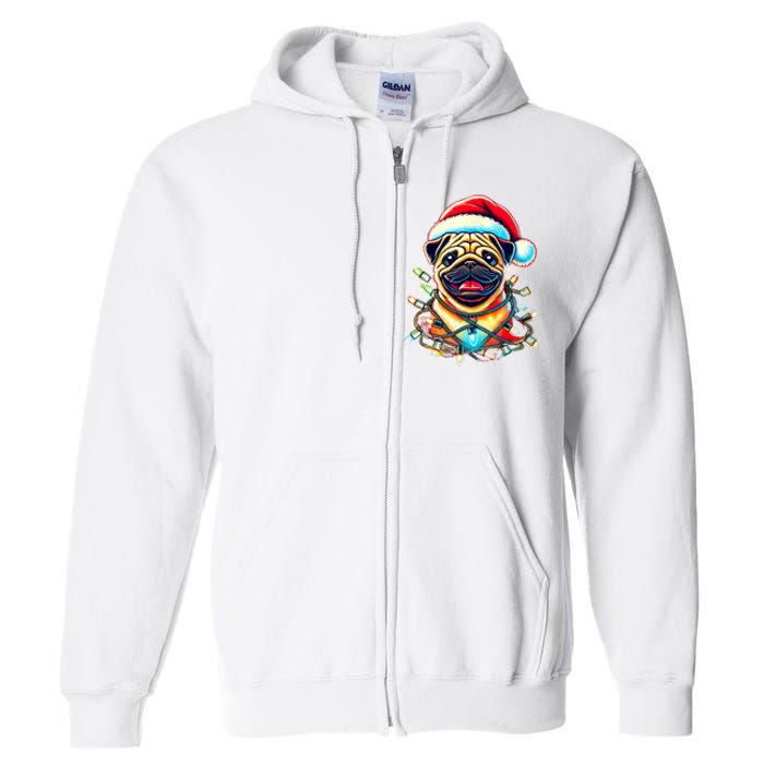 Christmas Dog Full Zip Hoodie