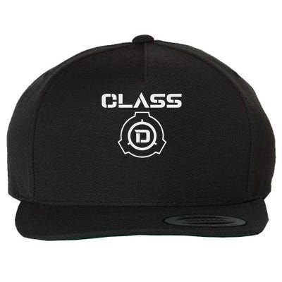 Class D Class D Personnel Costume Scp Foundation Costume Wool Snapback Cap