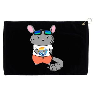 Chinchilla Dad Grommeted Golf Towel