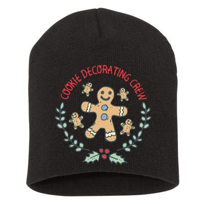 Cookie Decorating Crew For Christmas Holiday Bakers Short Acrylic Beanie