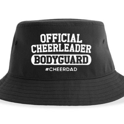 Cheer Dad Cheerleader Bodyguard Sustainable Bucket Hat