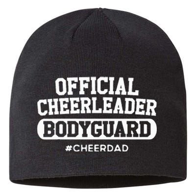 Cheer Dad Cheerleader Bodyguard Sustainable Beanie