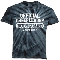 Cheer Dad Cheerleader Bodyguard Kids Tie-Dye T-Shirt