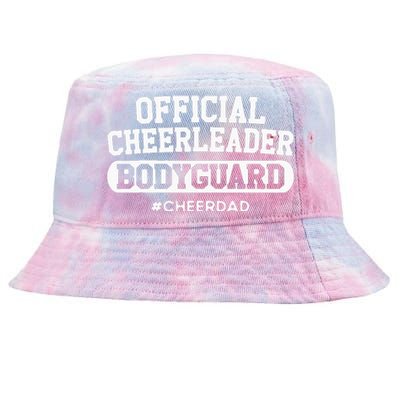 Cheer Dad Cheerleader Bodyguard Tie-Dyed Bucket Hat