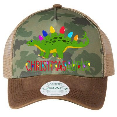 Christmas Dinosaur Christmasaurus Cute Tree Rex Dino Saurus Gift Legacy Tie Dye Trucker Hat