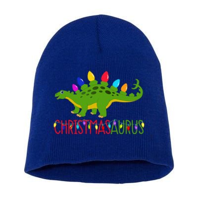 Christmas Dinosaur Christmasaurus Cute Tree Rex Dino Saurus Gift Short Acrylic Beanie