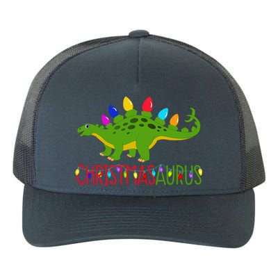 Christmas Dinosaur Christmasaurus Cute Tree Rex Dino Saurus Gift Yupoong Adult 5-Panel Trucker Hat