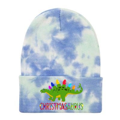 Christmas Dinosaur Christmasaurus Cute Tree Rex Dino Saurus Gift Tie Dye 12in Knit Beanie