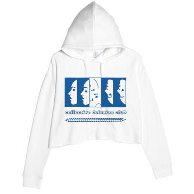 Collective Delusion Crop Fleece Hoodie