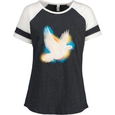 Colorful Dove Enza Ladies Jersey Colorblock Tee