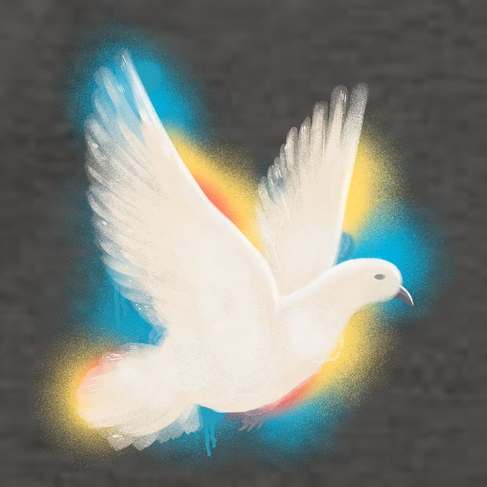 Colorful Dove Vector Backpack