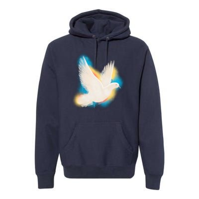 Colorful Dove Premium Hoodie