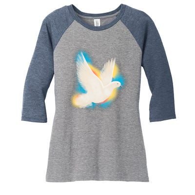 Colorful Dove Women's Tri-Blend 3/4-Sleeve Raglan Shirt