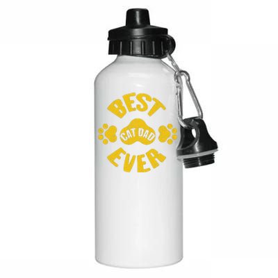 Cat Dad Aluminum Water Bottle