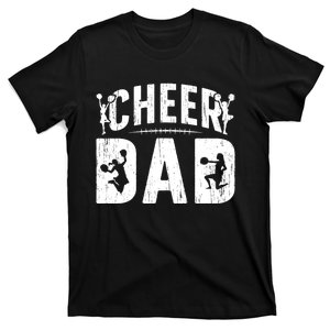 Cheer Dad Cheerleading Dad Of A Cheerleader Father T-Shirt