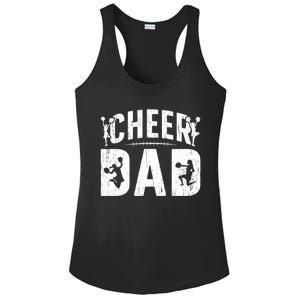 Cheer Dad Cheerleading Dad Of A Cheerleader Father Ladies PosiCharge Competitor Racerback Tank