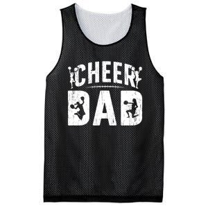 Cheer Dad Cheerleading Dad Of A Cheerleader Father Mesh Reversible Basketball Jersey Tank