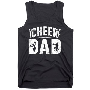 Cheer Dad Cheerleading Dad Of A Cheerleader Father Tank Top