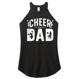 Cheer Dad Cheerleading Dad Of A Cheerleader Father Women's Perfect Tri Rocker Tank