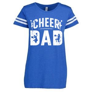 Cheer Dad Cheerleading Dad Of A Cheerleader Father Enza Ladies Jersey Football T-Shirt