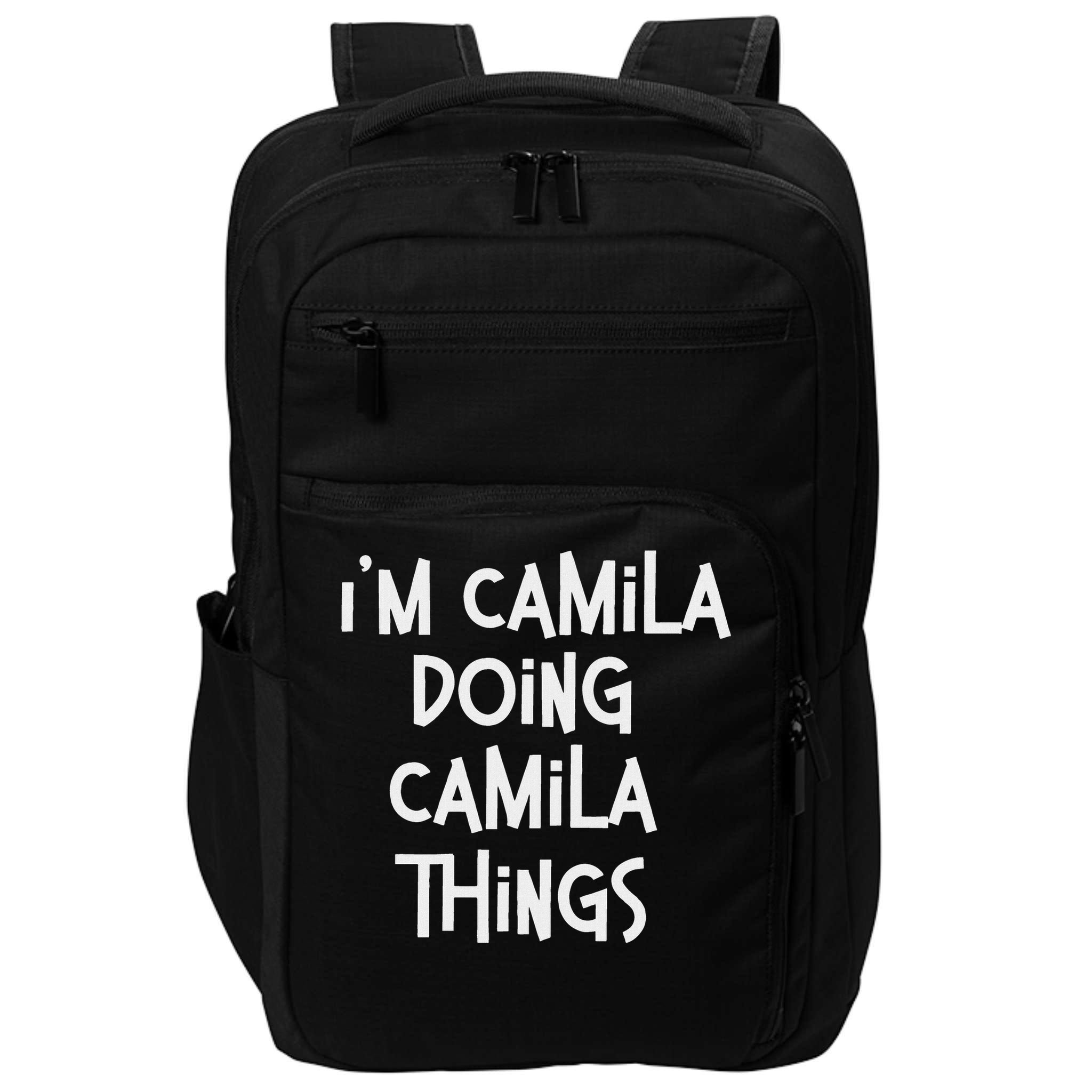Camila Doing Camila Things Personalized Birthday Impact Tech Backpack