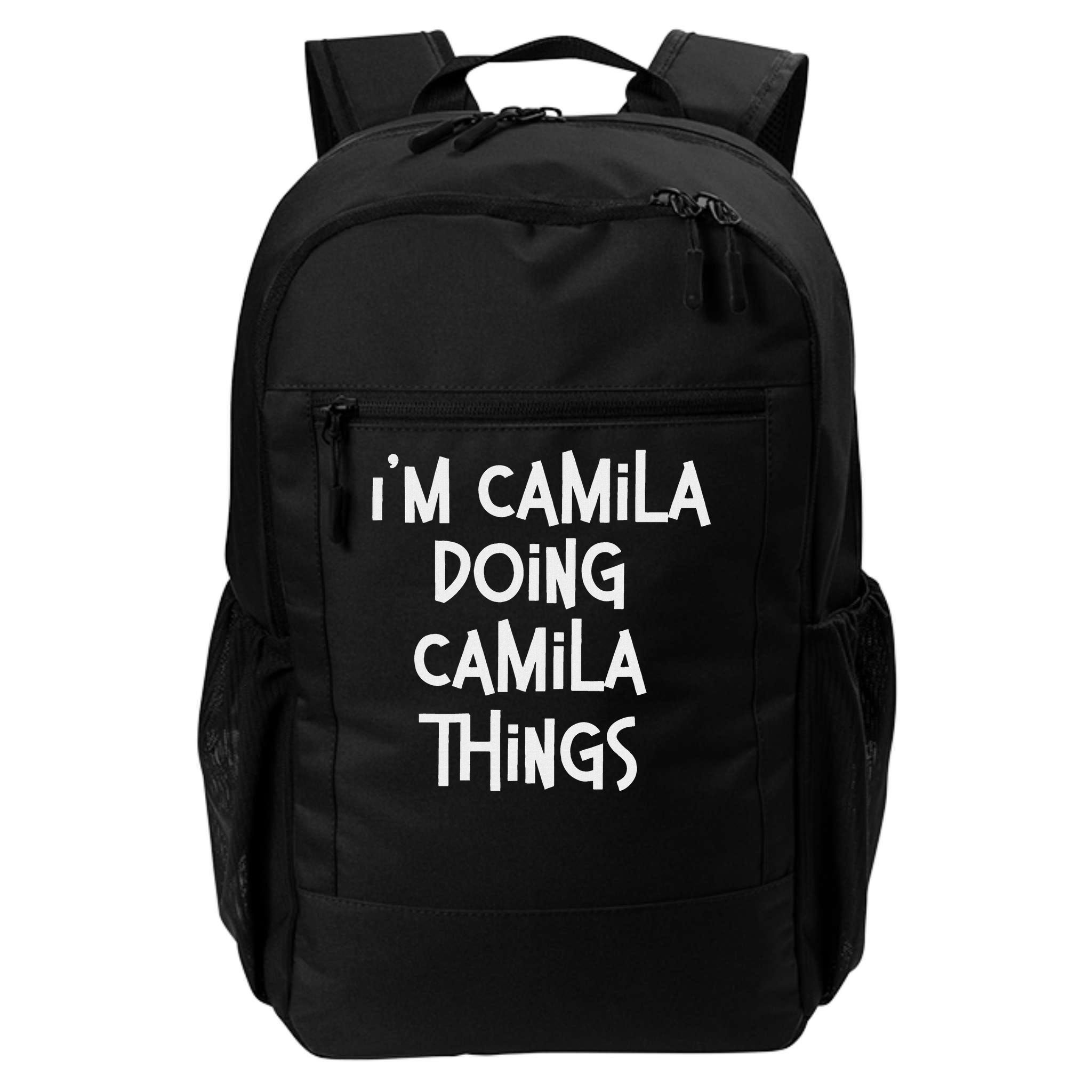 Camila Doing Camila Things Personalized Birthday Backpack