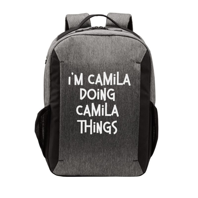 Camila Doing Camila Things Personalized Birthday Vector Backpack