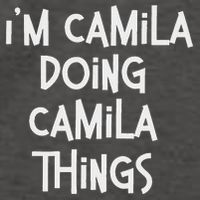 Camila Doing Camila Things Personalized Birthday Vector Backpack