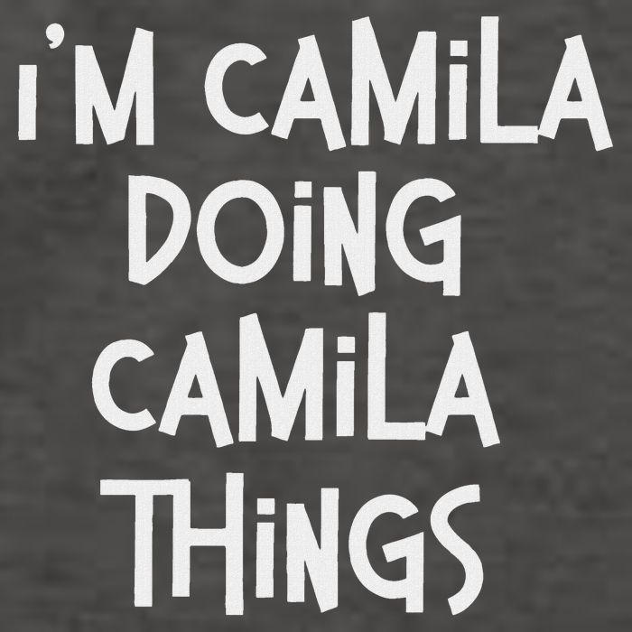 Camila Doing Camila Things Personalized Birthday Vector Backpack