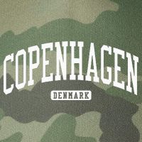 Copenhagen Denmark College University Style Legacy Tie Dye Trucker Hat
