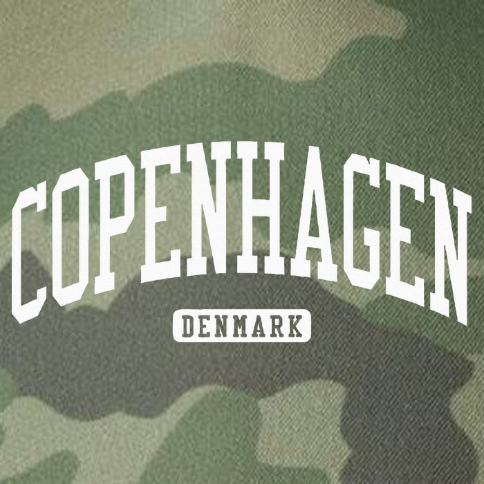 Copenhagen Denmark College University Style Legacy Tie Dye Trucker Hat