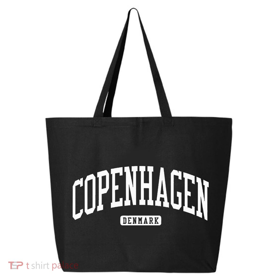 Copenhagen Denmark College University Style 25L Jumbo Tote