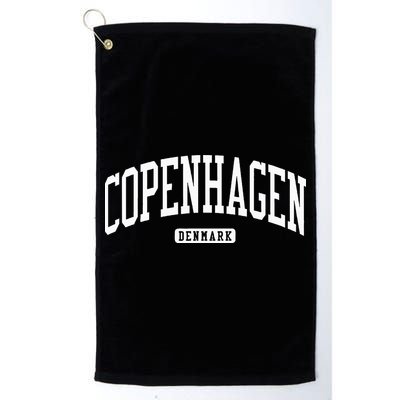 Copenhagen Denmark College University Style Golf Towel