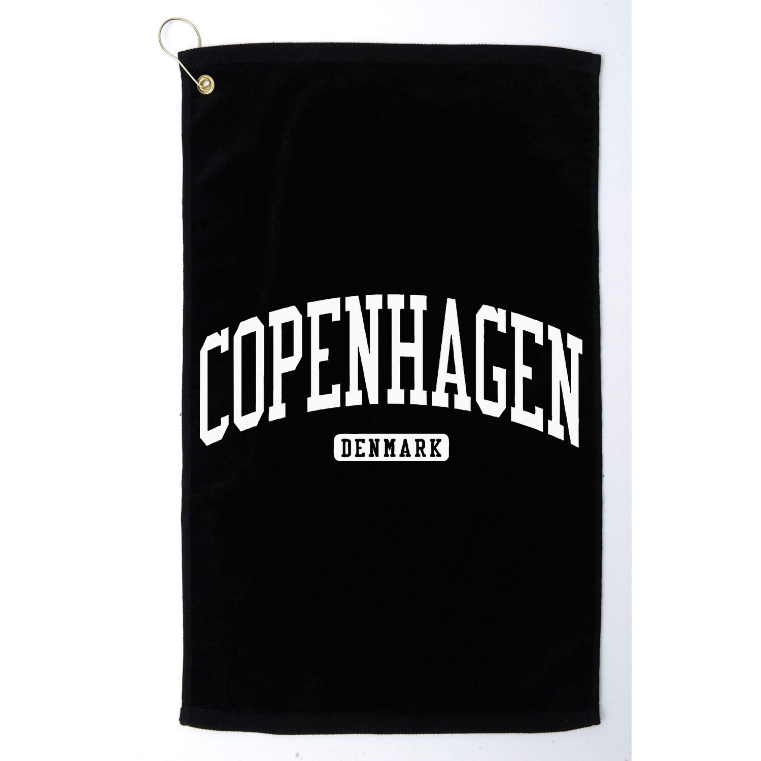 Copenhagen Denmark College University Style Golf Towel