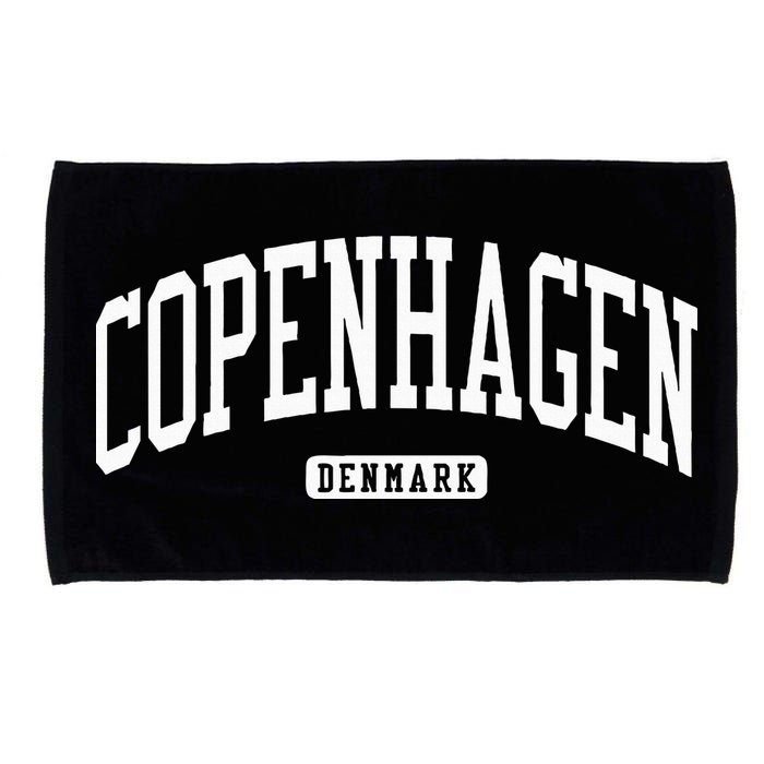 Copenhagen Denmark College University Style Microfiber Hand Towel