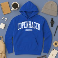 Copenhagen Denmark College University Style Hoodie