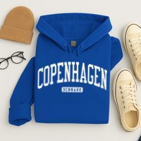 Copenhagen Denmark College University Style Hoodie