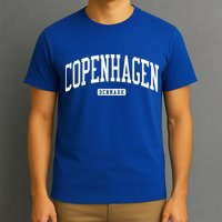 Copenhagen Denmark College University Style T-Shirt
