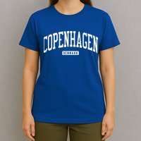 Copenhagen Denmark College University Style T-Shirt