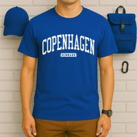 Copenhagen Denmark College University Style T-Shirt