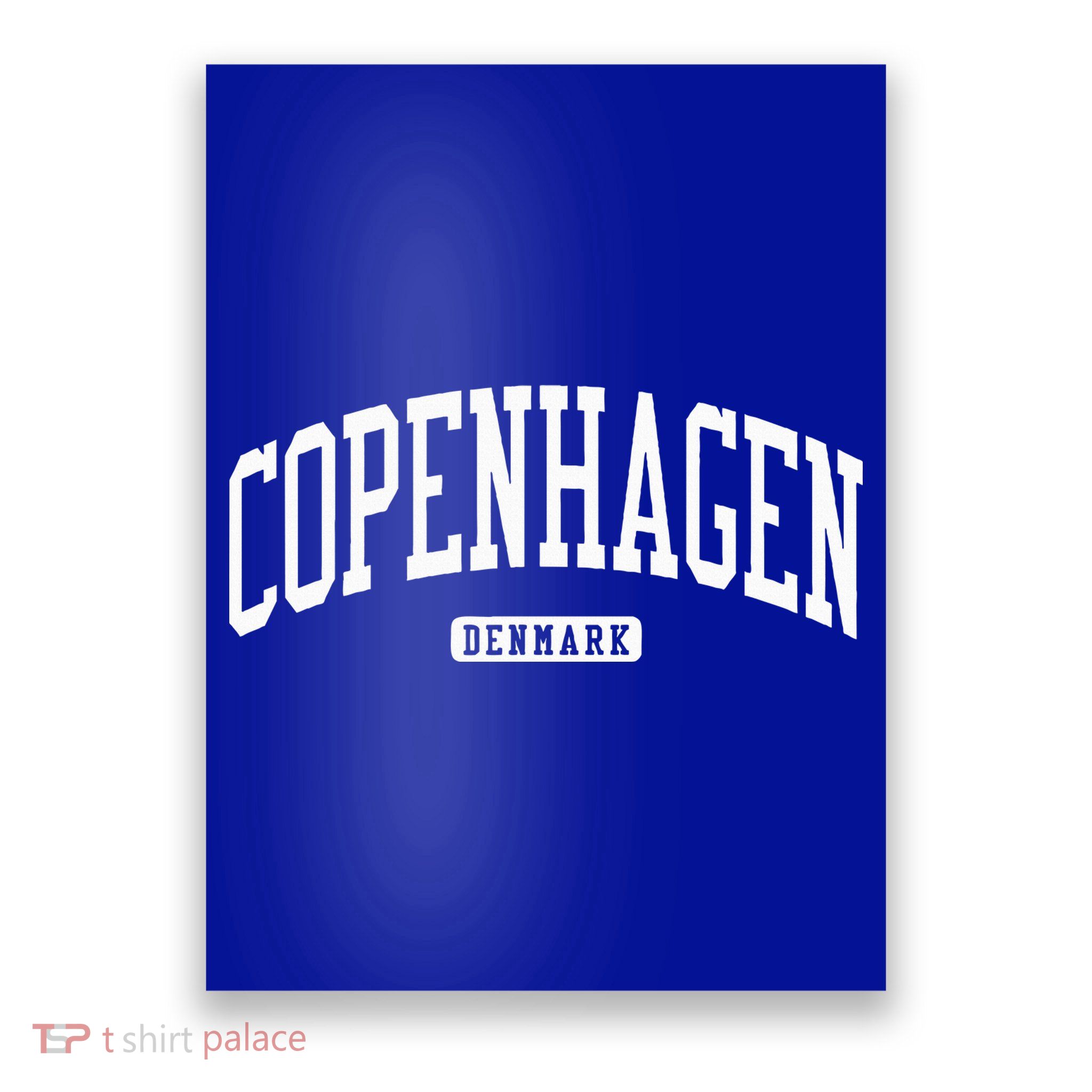 Copenhagen Denmark College University Style Poster
