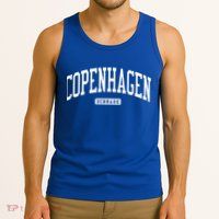 Copenhagen Denmark College University Style Tank Top