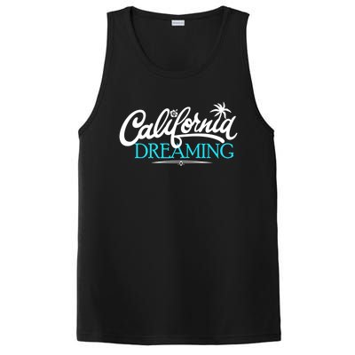 California Dreaming Cali Fun Life Beach Vacation Gift PosiCharge Competitor Tank